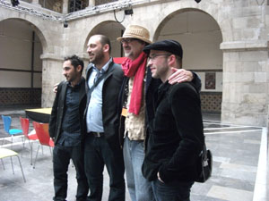 Filmmakers Messina Manor Mirvish and Rittmannsberger at Gijon Film Fest 2012